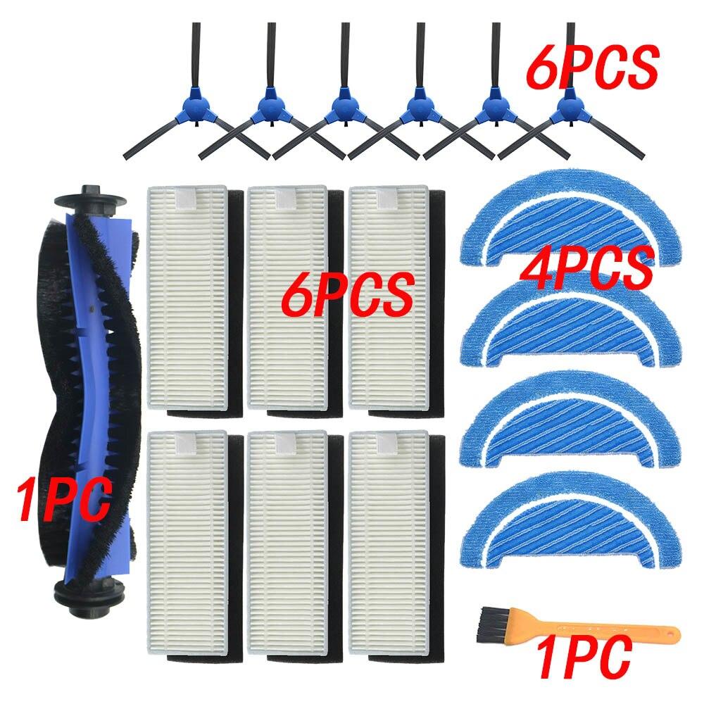 Robot Side Brush Hepa Filter Mop Cloth For Cecotec Conga Excellence 1790 Robot Vacuum Cleaner Parts Accessories Replacement Kit