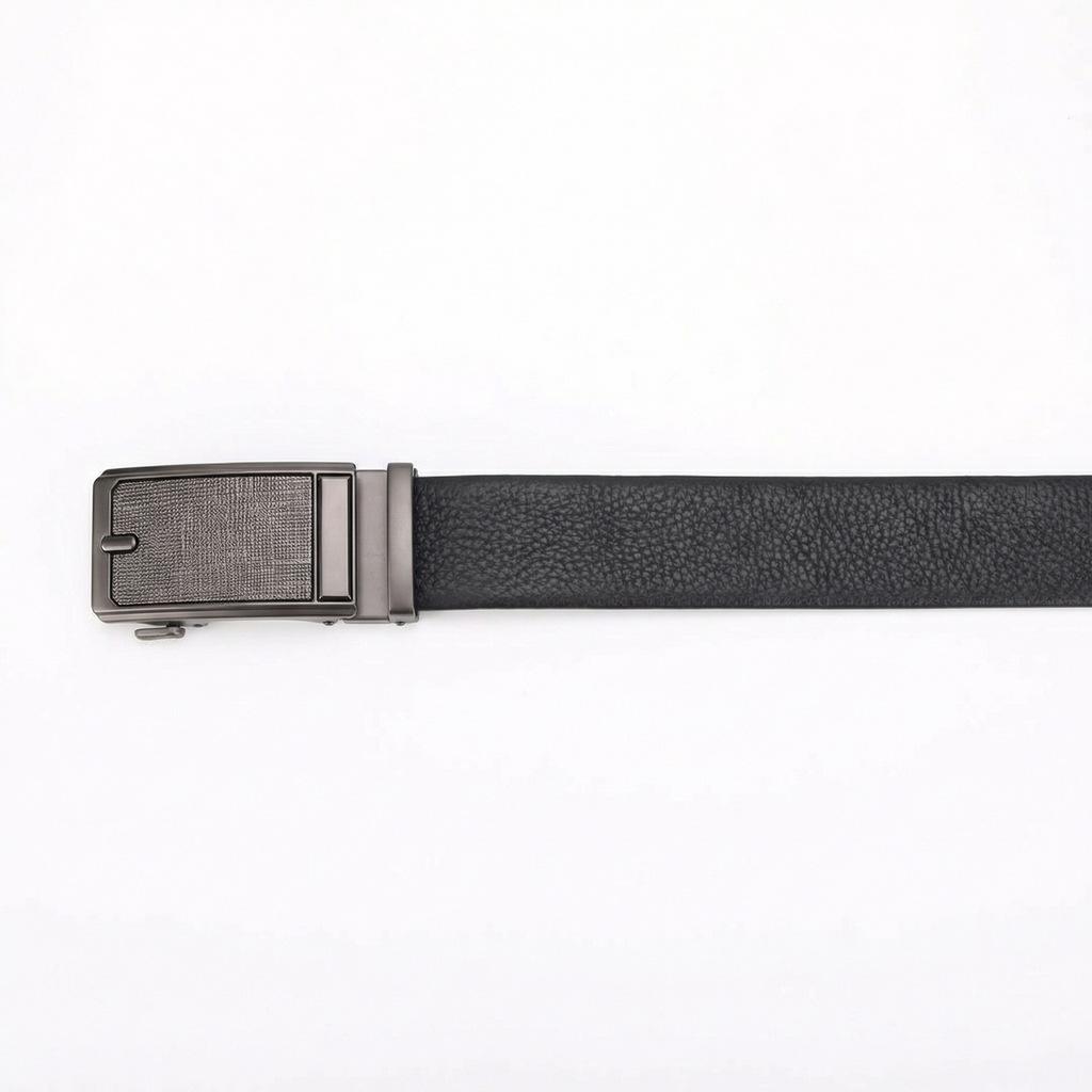 The First Layer Of Cowhide Men'S Belt, The New Genuine Leather High-End Automatic Buckle Belt, And The Young And Middle-Aged Belt.