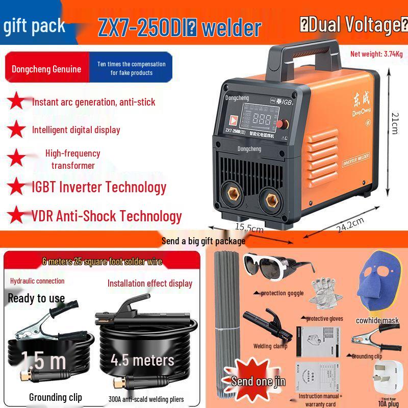 Household & Industrial Grade Inverter DC Welder, 220V/380V, Single/Double Phase Spot Welding Machine
