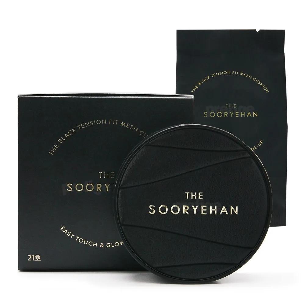 Sooryehan The Black Tension Fit Mesh Cushion 13g - Main Product + Refill No. 21 - Main product + Refill