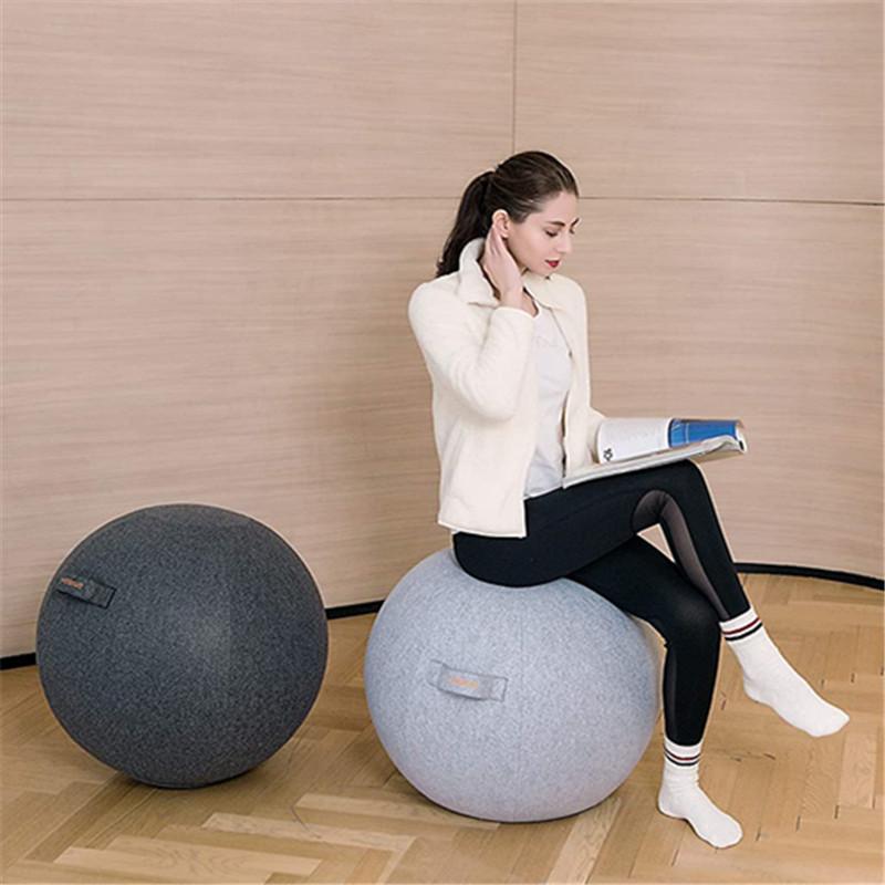 55 65 75 85CM Yogaball Staubdichte Abdeckung Rutschfeste Baumwolle Antistatisch Schweißabsorbierend Yoga Fitnessball Abdeckung für Schutzhülle Praktische Nutzung