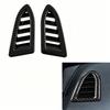 Custom Fit Air Vent Covers For Forester 2025 Dashboard Stickers Carbon Fiber Look Interior Decoration Parts Black
