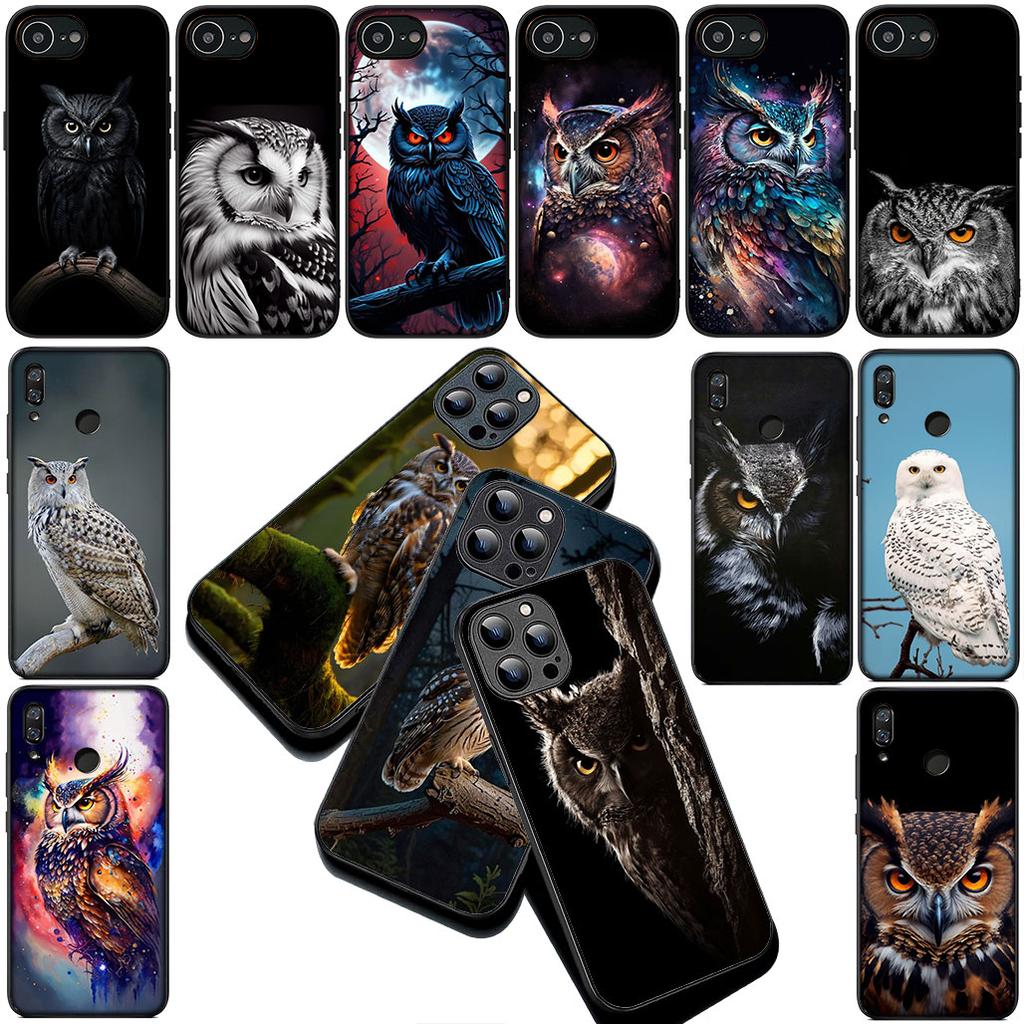 Vogel Eule Cartoon Silikonhülle für Xiaomi Poco C75 C65 C85 X7 X6 M8 F7 F8 Ultra F6 Pro 5G Mi Coque Handyhülle