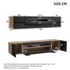 TV Schank, Lowboard Hochglanz hängend LED, TV Board Fernseherschank Falttür, TV-Ständer Wandmontierte TV-Regale 180cm Wohnzimmer, Esszimmer,