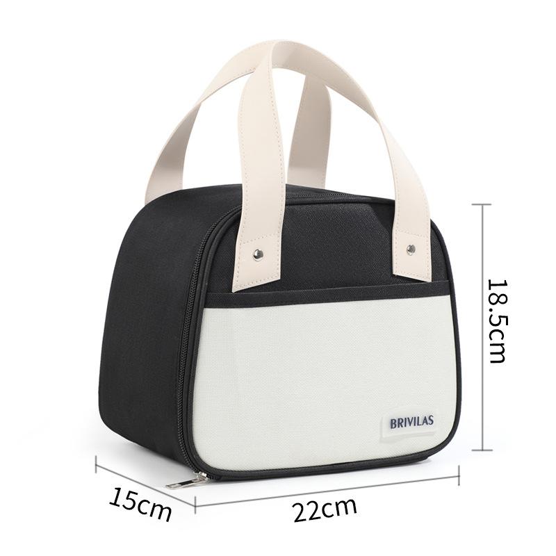 Simple Portable Waterproof Lunch Bag Picnic Outdoor Bento Storage Pouch Lunch Box Food Tote Insulation Bag Thermal Ice Bag