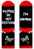 Men's Spring/Summer Mid-Calf 'Do Not Disturb' Game Socks