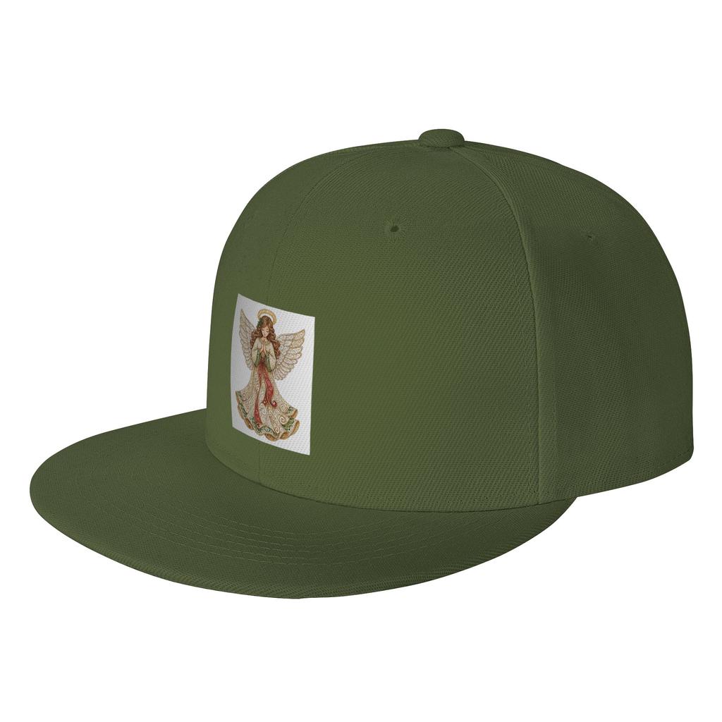 Fashion Christmas Angel Flat Brim Sun Hat Korean Trendy Womens Visor