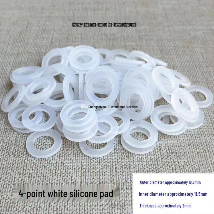 Rubber Gasket Washer for Shower Hose, Seal Ring, Outer Diameter 24mm/19mm, Faucet Flat Washer