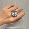 Korean Style Retro Hipster Watch Ring - Trendy Men's Hand Jewelry Accessory