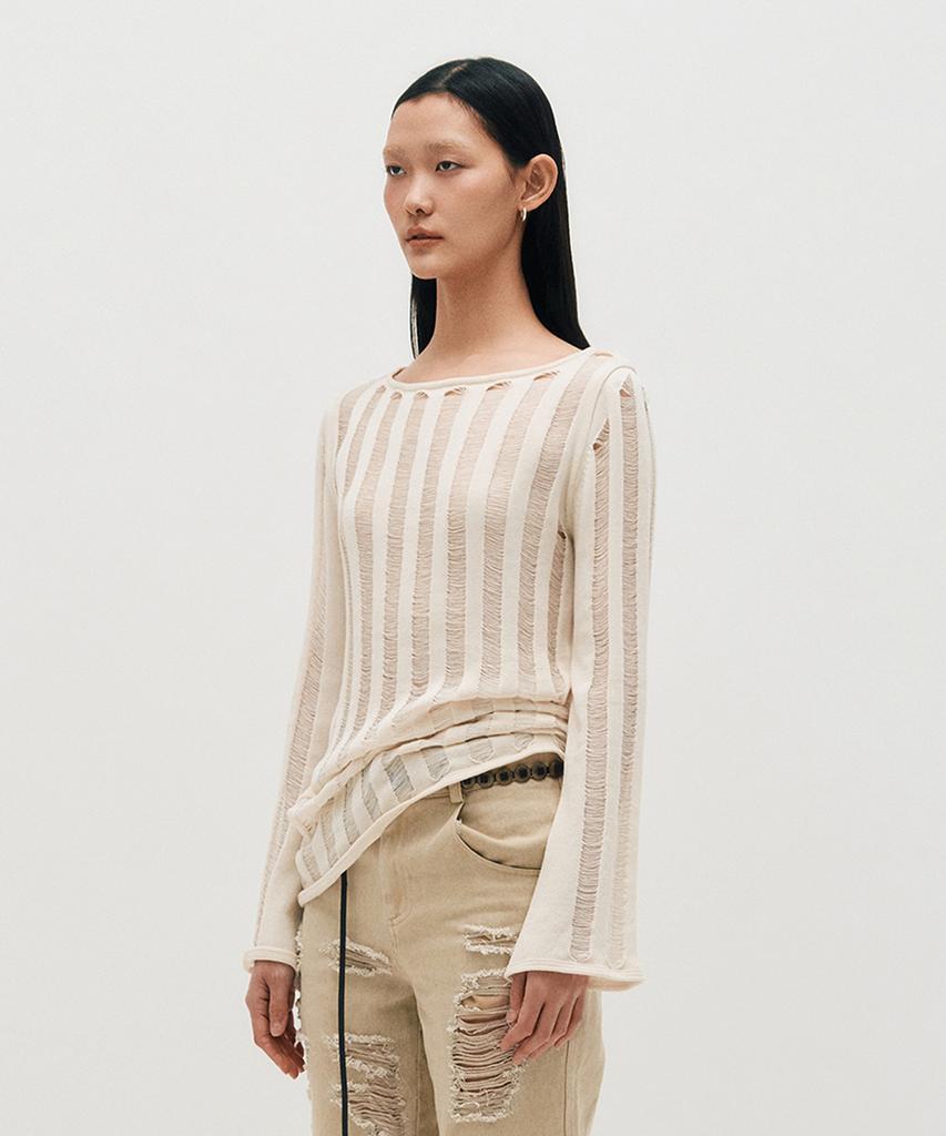 Kimjisu Loose Gauge Knit _ Ivory