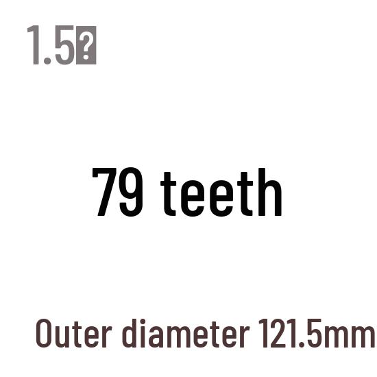 1,5M Modul Stirnrad, 13-120 Zähne, Stahl Zahnstange, 45 Stahl, Wärmebehandelt