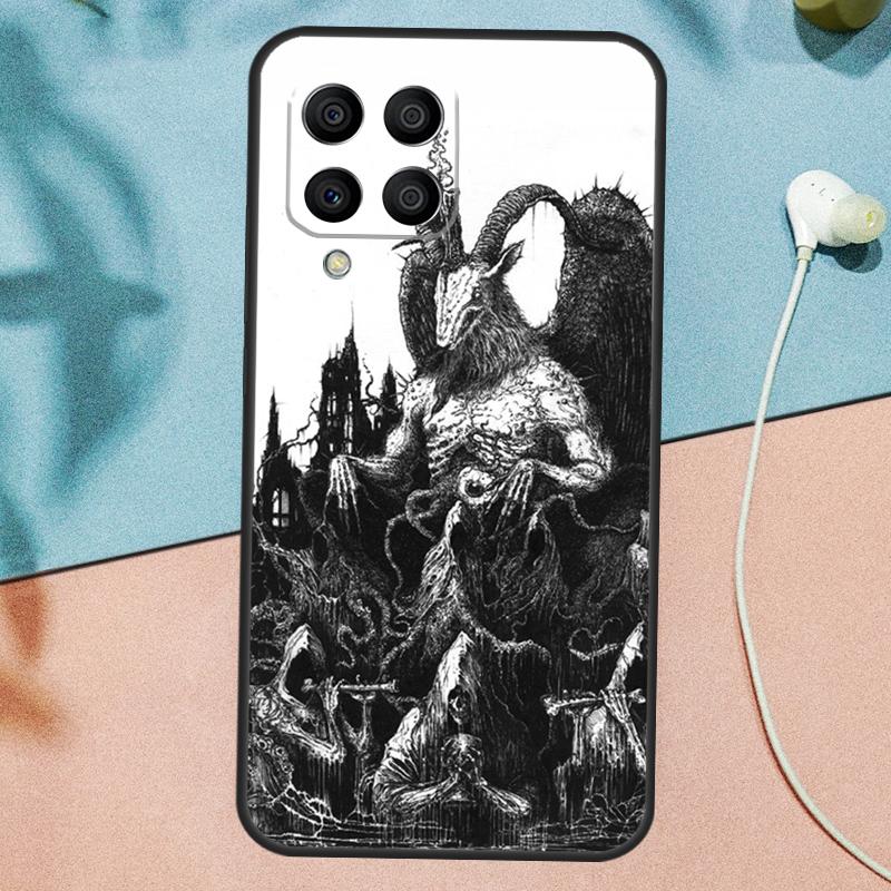 Devil Satan Dark Art Case For Samsung Galaxy M12 M32 M52 M13 M23 M33 M53 M14 M34 M54 M20 M30s M21 M31 M51 Cover