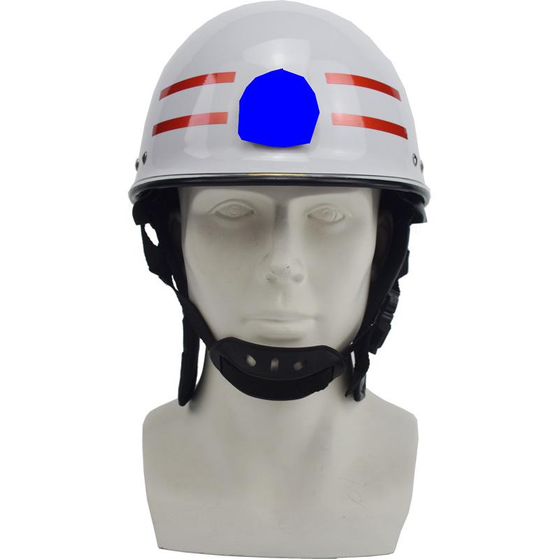 White Flame Retardant Firefighter Safety Helmet for Emergency Rescue and Disaster Reduction
