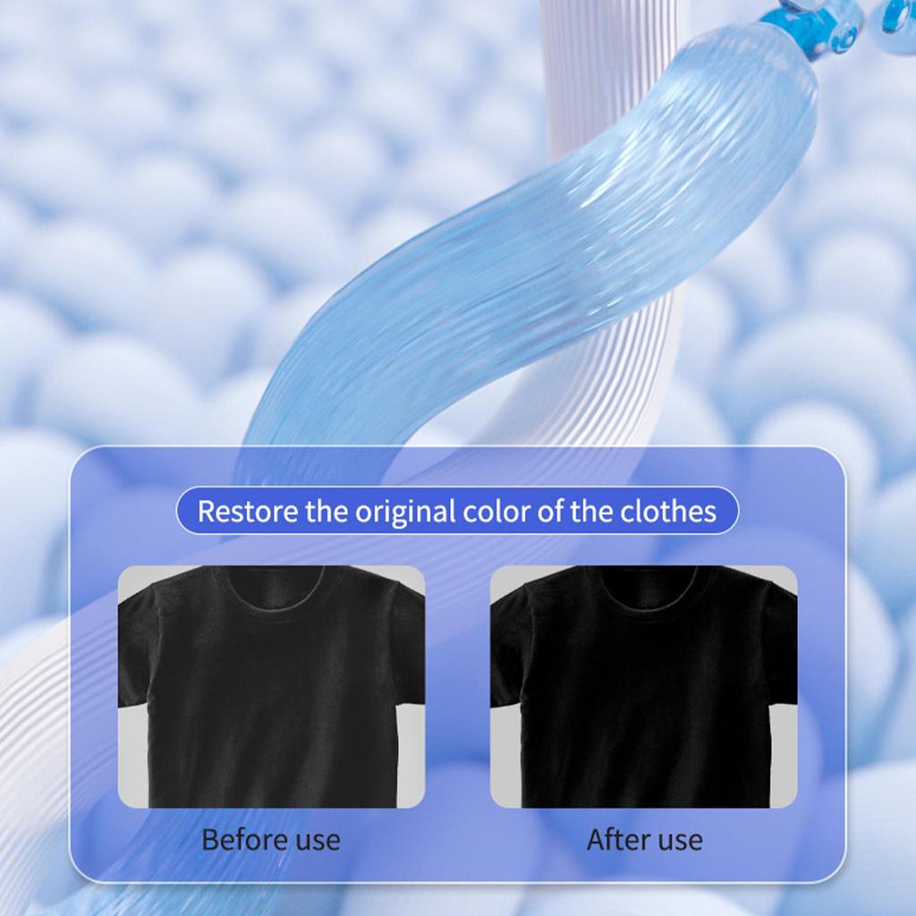 Black Clothing Color Restorer Sheet Black Trouser Clothes Laundry Tablet Restore Black Color Laundry Paper for Washing Machine
