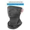 Camouflage Ice Silk Neck Gaiter: UV Protection Cycling Mask with Ear Loops