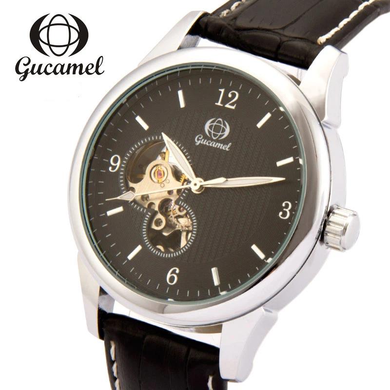 

Новые модные мужские механические часы высшего бренда с полым низом, автоматические механические часы для мужчин