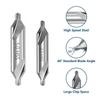 60 ° HSS TiN and nitrided coating center drill A1-A6mm set for metal processing chamfer positioning CNC lathe drill bits