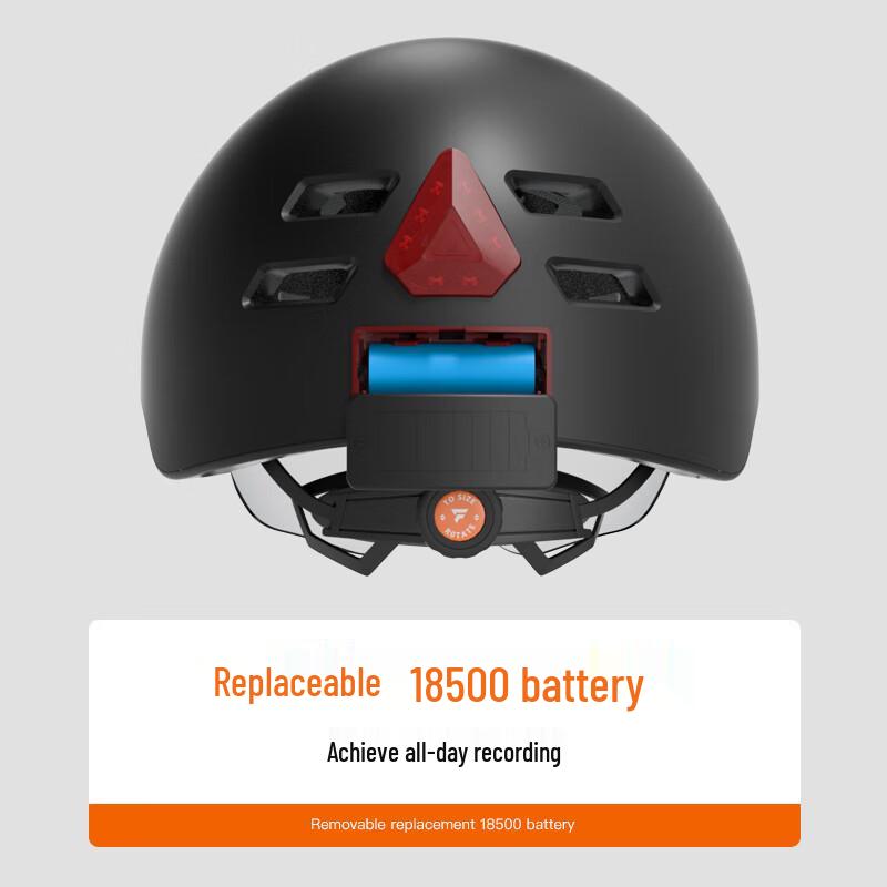 Chytrá cyklistická helma FOXWEAR s kamerou a brýlemi