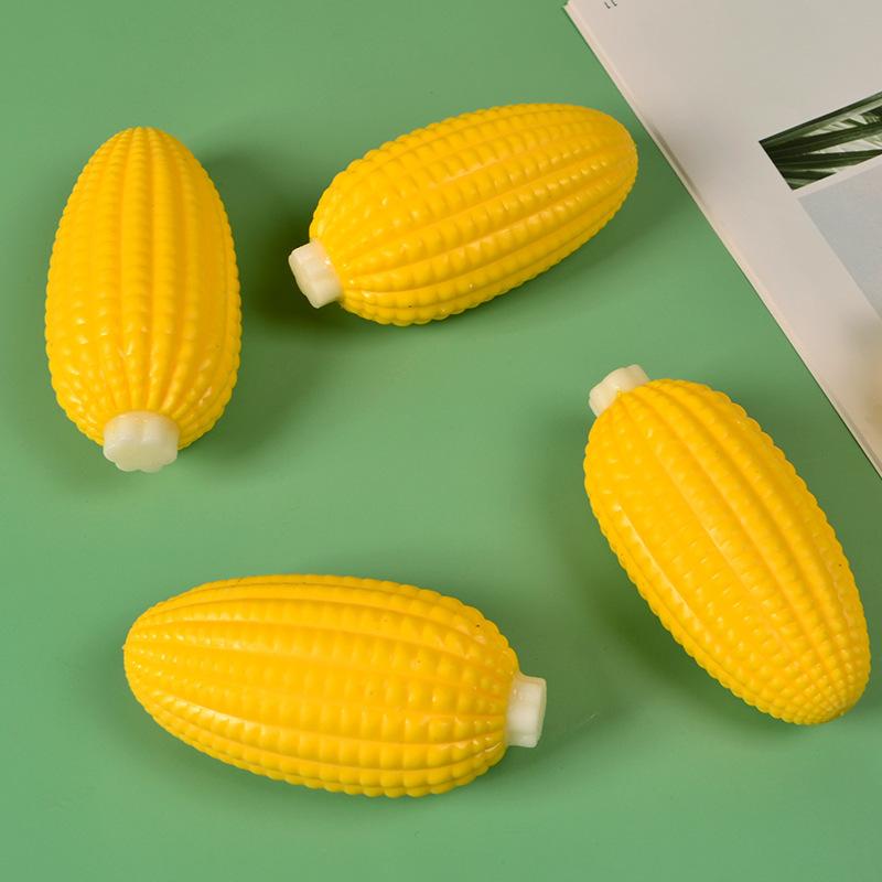 High Quality Creative Realistic Corn Tpr Soft Stretch Sensory Toy For Stress Relief Anxiety Squeeze Pull Decompression Fun