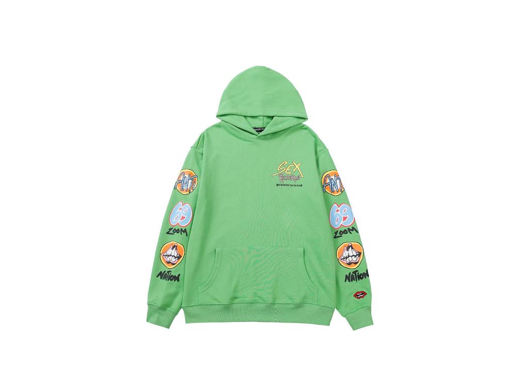 24 Kreuz Hochwertiges Unisex Kapuzenpullover - Herbst/Winter Trendige Amerikanische Marke