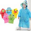 Cartoon Animal Style Waterproof Kids Baby Raincoats Solid Color Kids Cartoon Raincoat 1PCS Children's Student Cartoon Raincoat
