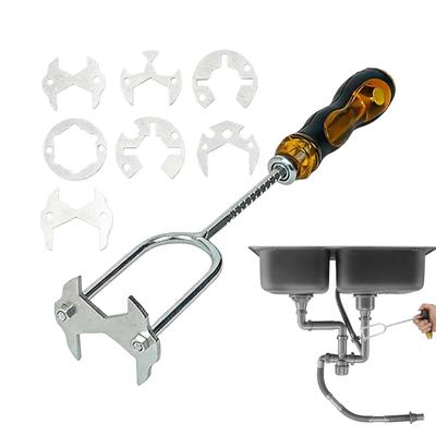Multifunctional Sink Wrench Adjustable Basin Faucet Installer Spanner Sink Faucet Installer Removal Wrench For Bathroom Kitchen