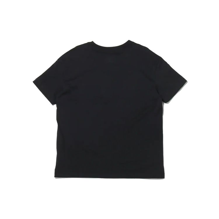 Nike Casual Sports Round Neck Flames Red Lips Short Sleeve T-Shirt Women Tops Black DB9819-010