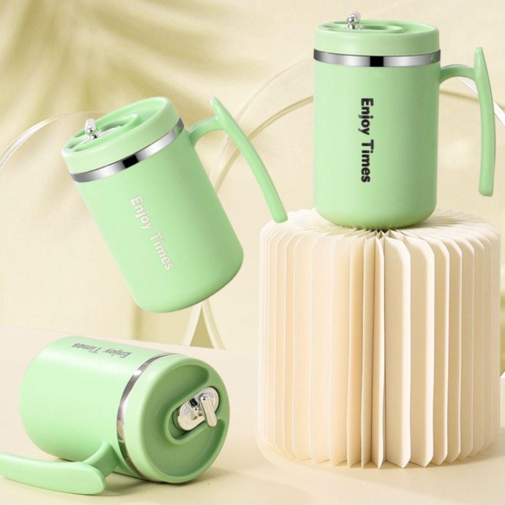 304 Stainless Steel Thermal Coffee Mug 500 ML Anti Scald Insulated Tea Cup with Tea Strainer Double Wall Travel Tumbler