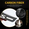 4x Universal Car Door Scuff Sill Cover Panel Step Protector Trim Carbon Fiber