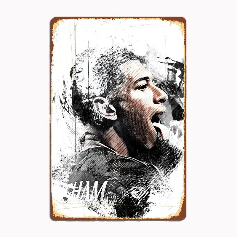 Jude Bellingham Fußball Sport Player Poster Metall Zeichen Poster Garage Zimmer Kino Wohnzimmer Custom Zinn Vintage Wohnkultur