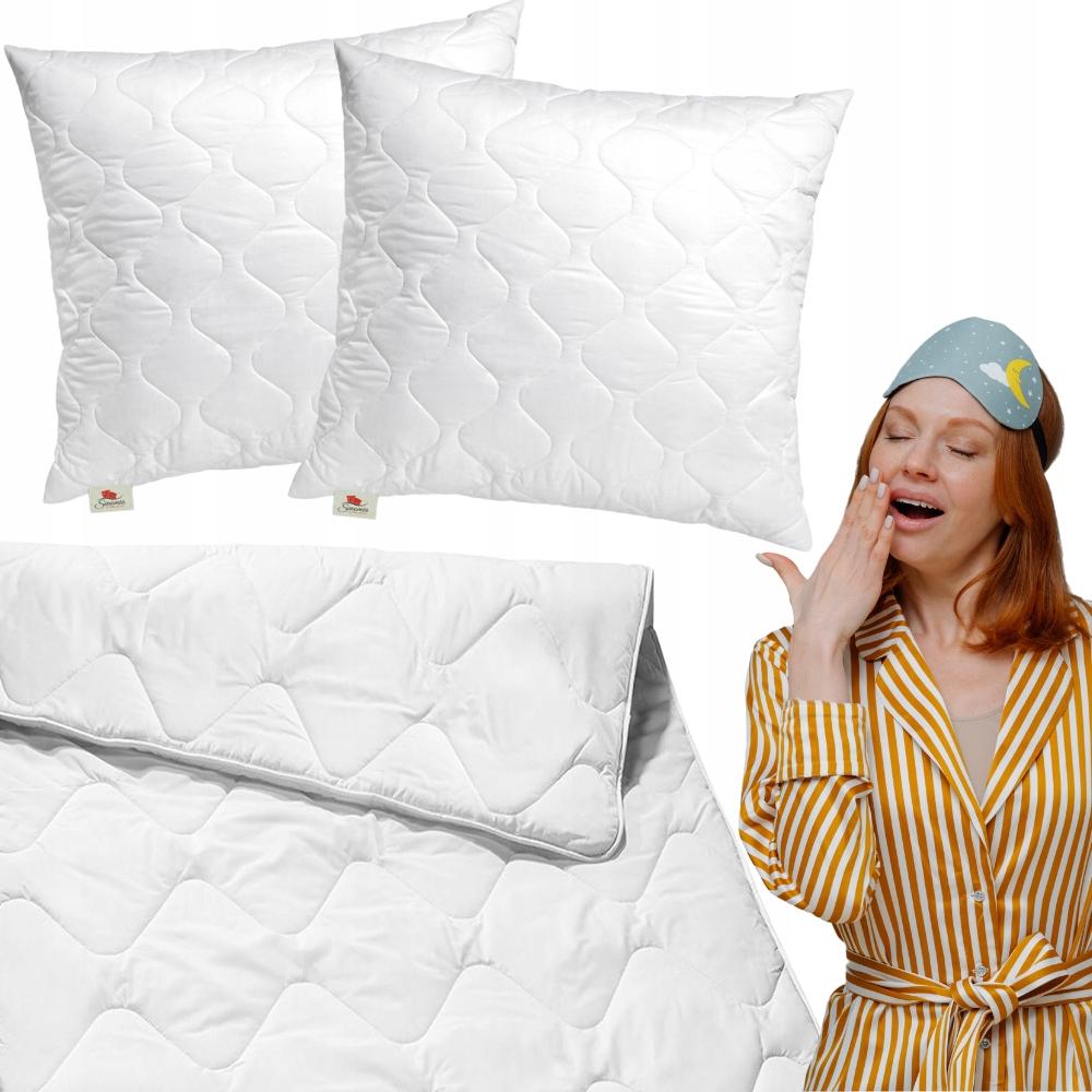 Anti-allergic All-year-round Duvet + 2 Pillows 70x80