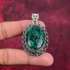 Copper Malachite Pendant Gemstone Jewelry, 925 Solid Sterling Silver Pendant, Handmade Pendant, Gift For Wife Jewelry