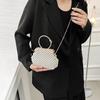 Bags Fairy Bag 2025 New Small Fragrant Wind Pearl Woven Bag Ins Internet Celebrity Chain Portable Dinner Bag Tide