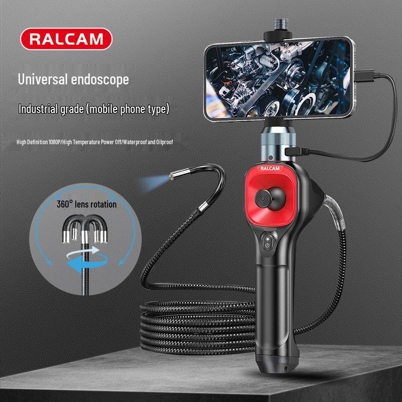 RALCAM High-Temperature Resistant 360° Rotating Auto Repair Industrial Endoscope
