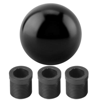 Car Universal Manual Knob Gear Shift Head Round Ball Shape (Black)