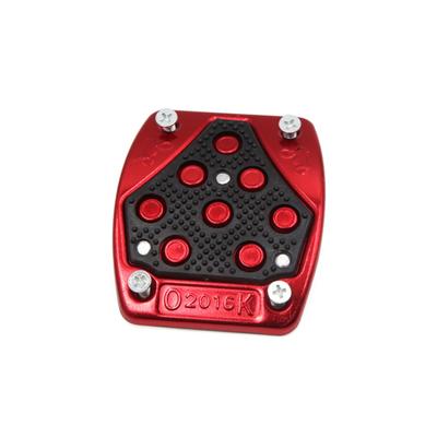 BULLSPANN Pedal Cover Universal Black Red Aluminum Alloy Anti-Slip Brake Pedal Cover for Motorcycle Replacement Parts Accessories Replacement
