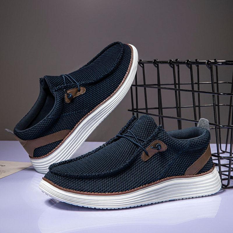 Fashion Fujeak Casual Board Shoes for Men Anti-slip Plus Size 39-46 Sneakers Breathable Trend Mesh Footwear Fashion Classic Men's Shoes