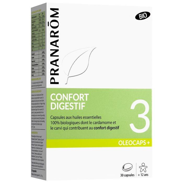 Pranarom Pranarôm Oléocaps N°3 Confort Digestif Bio 30 Capsules Oleocaps+ - Image 2