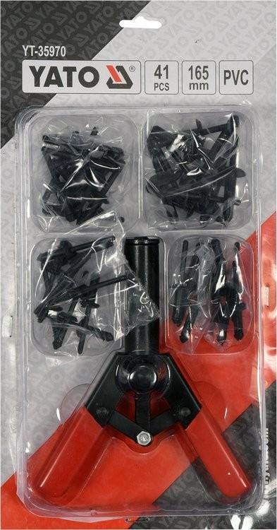 Riveter Kit For Plastic Rivets 41 Pcs Yt-35970 Yato