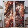The Maiden and the Dragon Modern Living Room Curtains for Camera Blackout Curtain for Room 2 Panel Partition Shades Kitchen Home