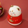 Desktop Toothpick Container Fortune Cat Style Multi Purpose Storage for Toothpicks and Small Items Cute Toothpick Holder