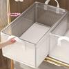 M-1 Pc Transparent PVC Solid Steel Frame Storage Box,waterproof,underwear Storage Basket,suitable for Home and Dormitory Use