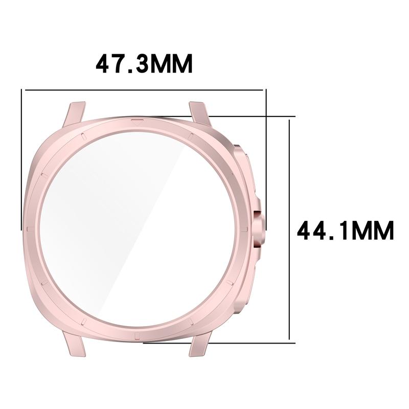 PC Case + Glass For Samsung Galaxy Watch 7 40mm Change Shockproof Cover Bumper Shell With Screen Protector For Galaxy Watch7
