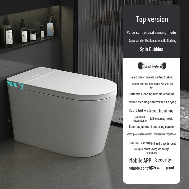 Nest Chi Smart Toilet: Household Automatic Flip Lid, Instant Heating, Sterilization, No Water Pressure Limit.