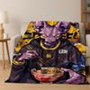 3D Japanischer Anime D-Dragon B-Ball Flanelldecke Weiche Warme Überwurfdecke für Schlafzimmer Wohnzimmer Bett Reise Camping Picknick Geschenk
