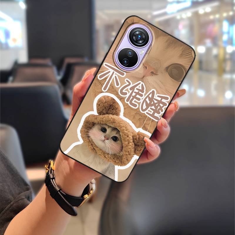 Handytasche Komplettschutz Handyhülle Für Blackview A200 Pro Rückseite Paar Cartoon Wasserdicht Stoßfest Staubdicht TPU
