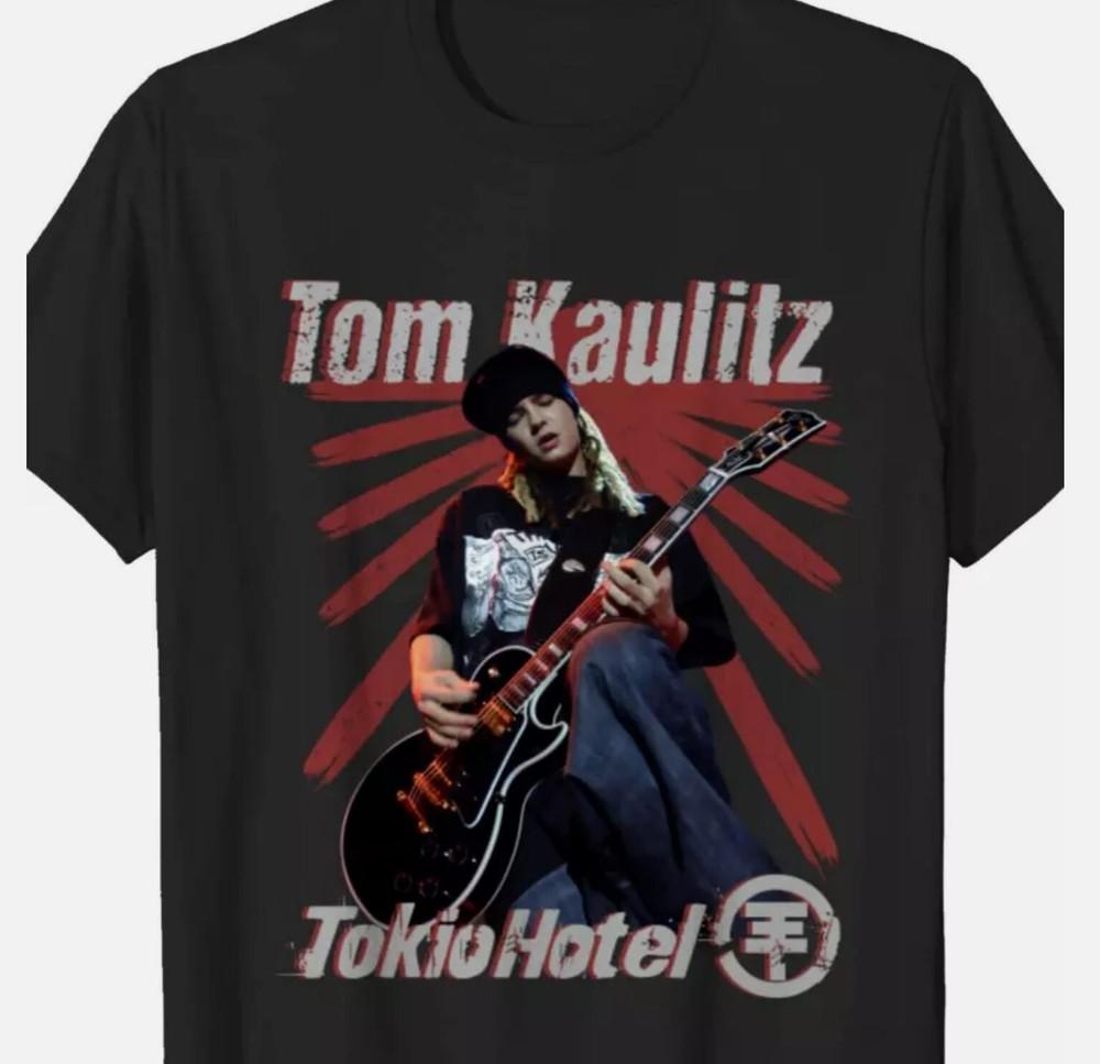 Унисекс Футболка Тома Каулитца, Подарочная Футболка с Мерчем Tokio Hotel, Унисекс Футболка Тома Каулитца XL