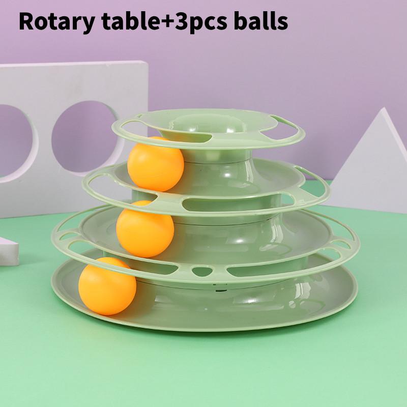 Play Toy Cat Six Tier Spin Platform Stimulating Exercise Entertainment Supplies
