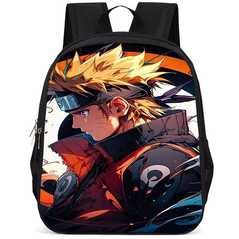 Naruto 15-inch Large Capacity Backpack Lightweight Oxford Cloth School Bag For Kids