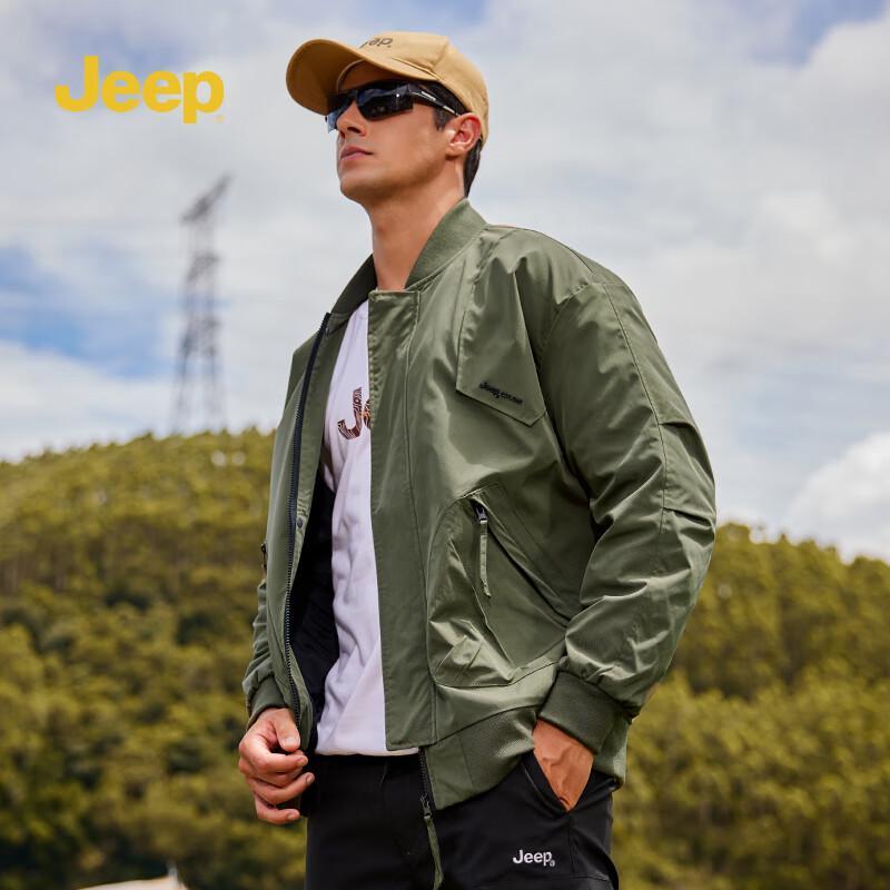 Jeep Men's Workwear Baseball Collar Jacket P843MWJ311